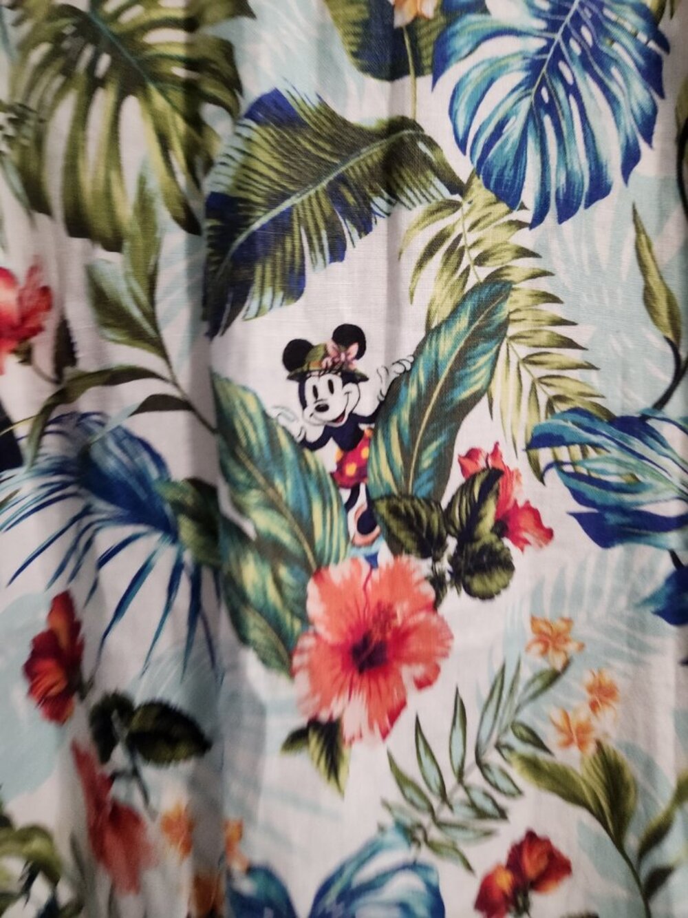 Tommy Bahama x Disney NWT Jungle Jubilee Shift Dress Mickey Minnie Print small - Picture 4 of 6
